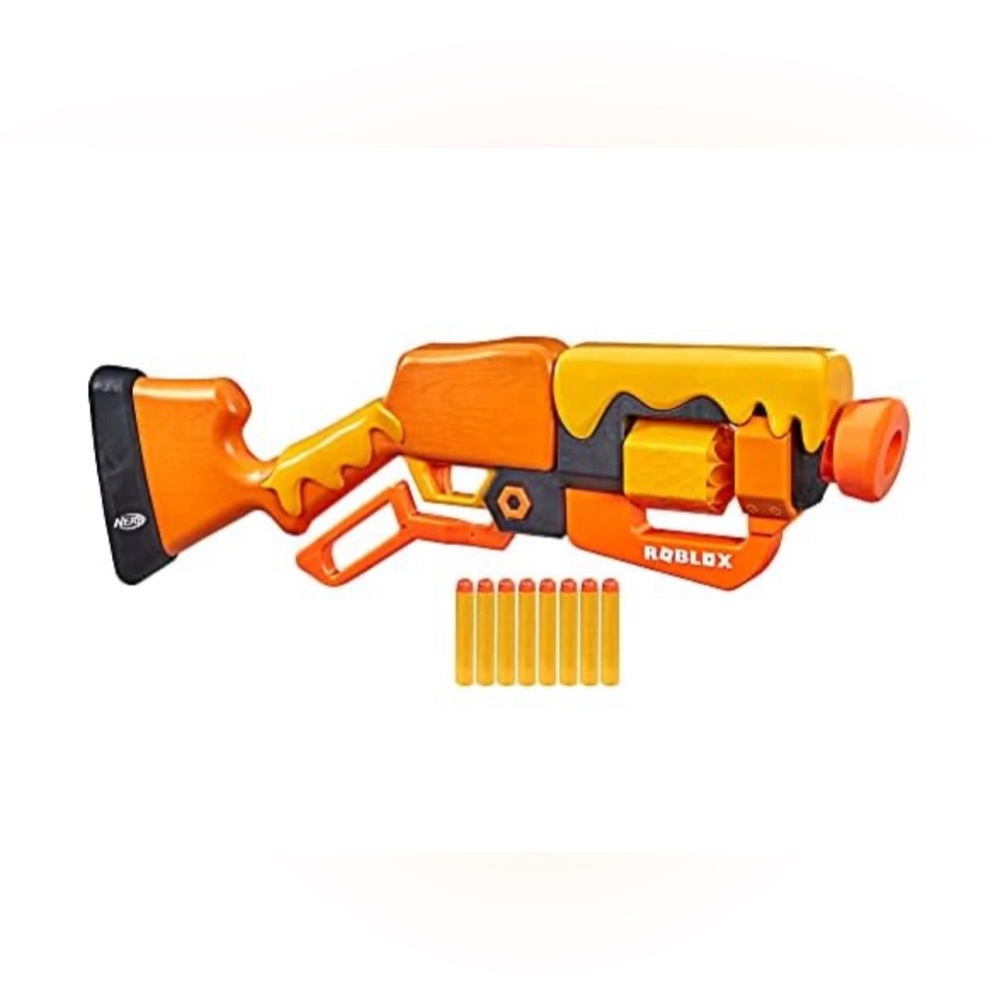 🆕Nerf Roblox Adopt Me: Bees Lever Action Blaster, 8 Elite Darts, Code to Unlock